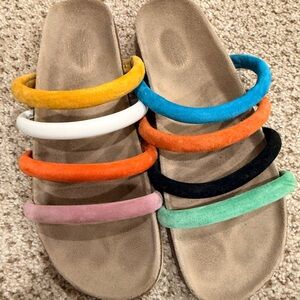 Charlotte Stone Multicolor Slide Sandals